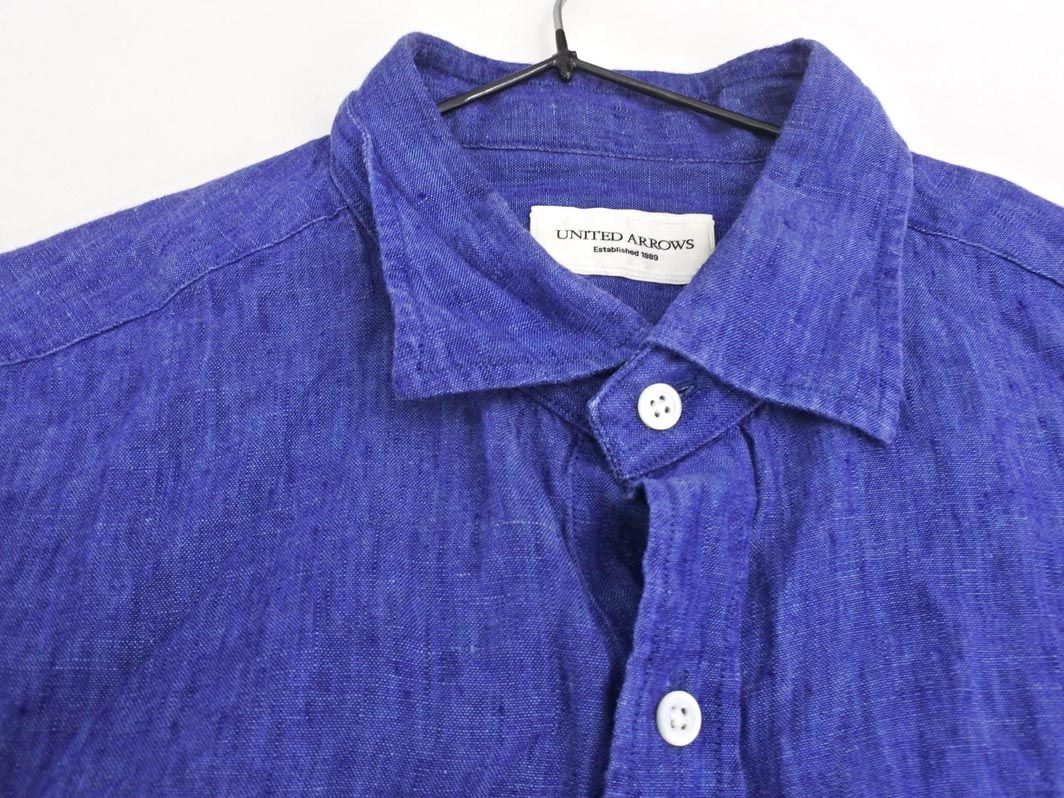 UNITED ARROWS ユナイテッドアローズ リネン100% シャツ sizeM