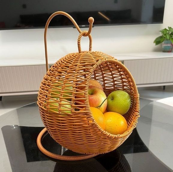 Mudfuio竹かご編み収納バスケット藤ファブリック 竹織り日本の収納