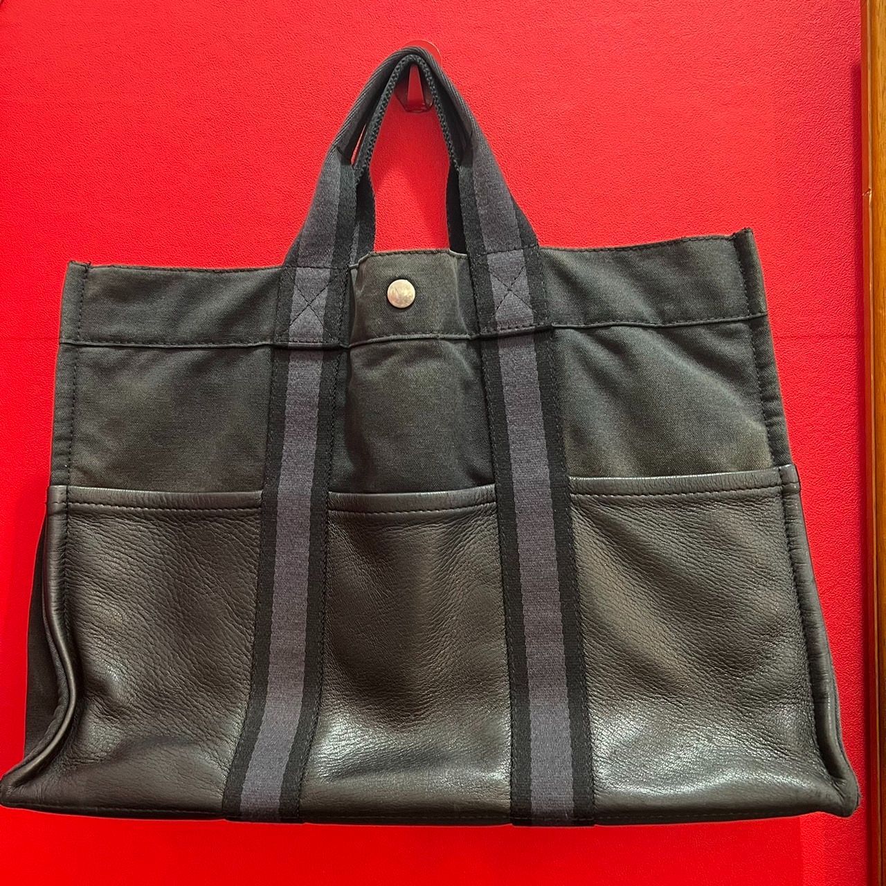 美品HERMES エルメス MM トートバッグ-