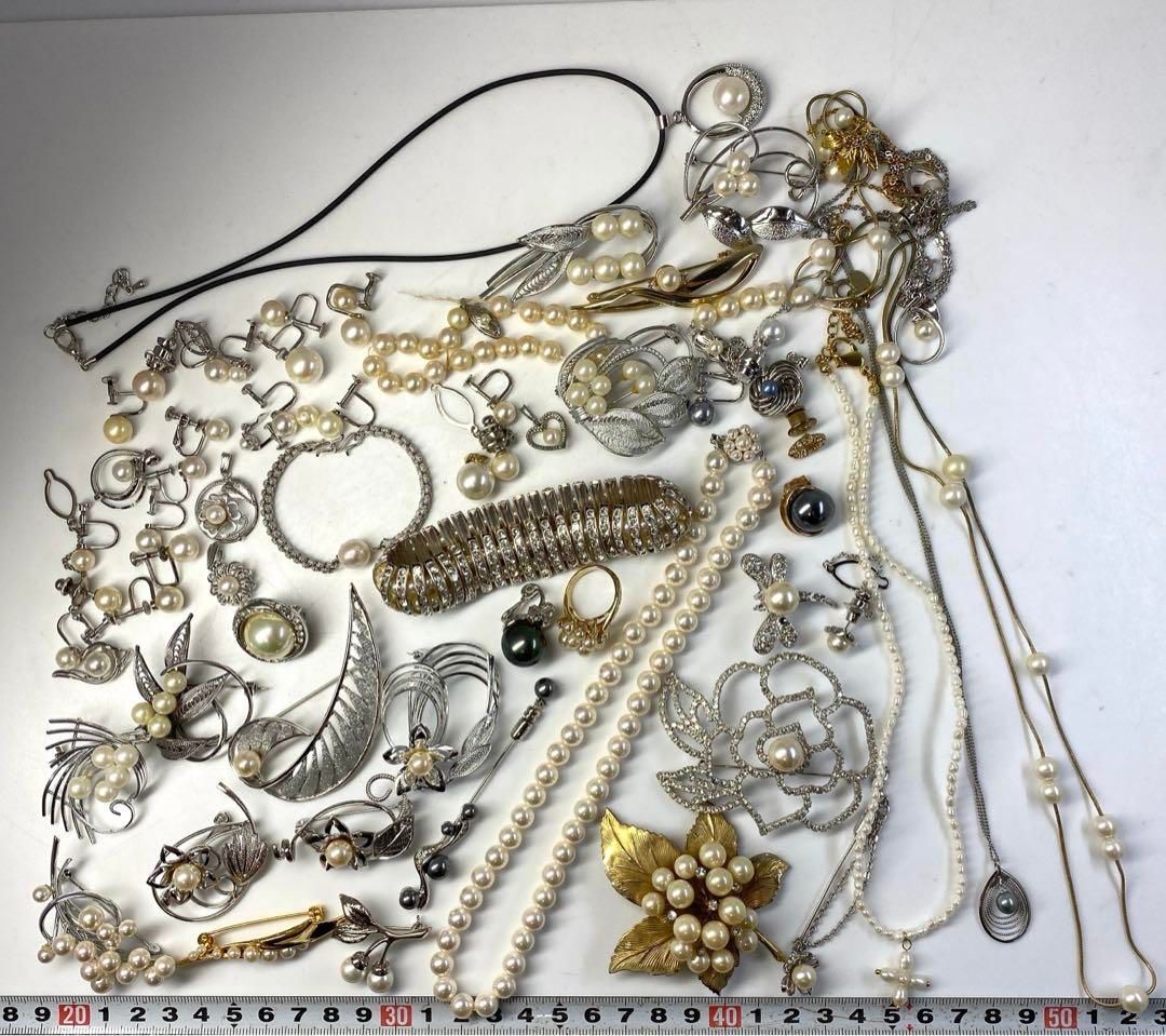 真珠 アクセサリー色々 356g 東な6-0814ア㉔