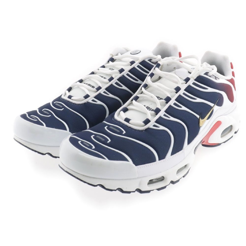 NIKE (ナイキ) AIR MAX PLUS PARIS SAINT GERMAIN FZ4776-100 エアーマックス プラス パリサンジェルマン ローカットスニーカー ホワイト/ネイビー US15/33cm