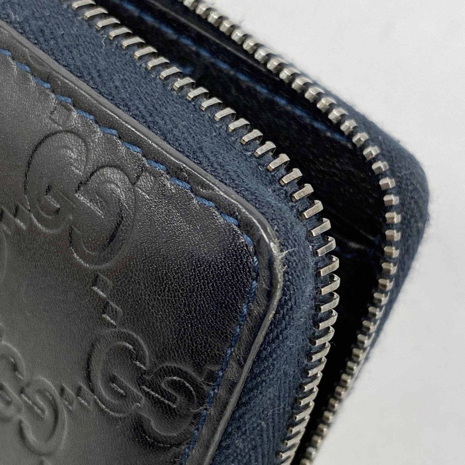アート・デザイン・音楽 mi18 グッチ(Gucci) グッチ 長財布 グッチシマ 244994 レザー