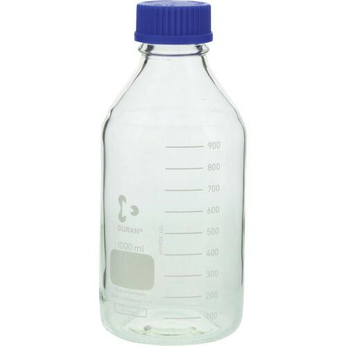 SIBATA ねじ口びん 1L 青キャップ付