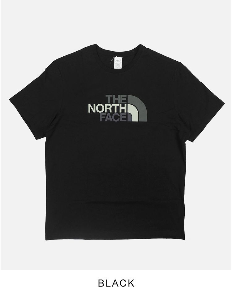 新品未使用 ノースフェイス Tシャツ メンズ 半袖 シンプル ロゴ イージーTシャツ THE NORTH FACE MENS S/S Easy Tee NF0A87N5 黒 ブラック 白 ホワイト S M L XL