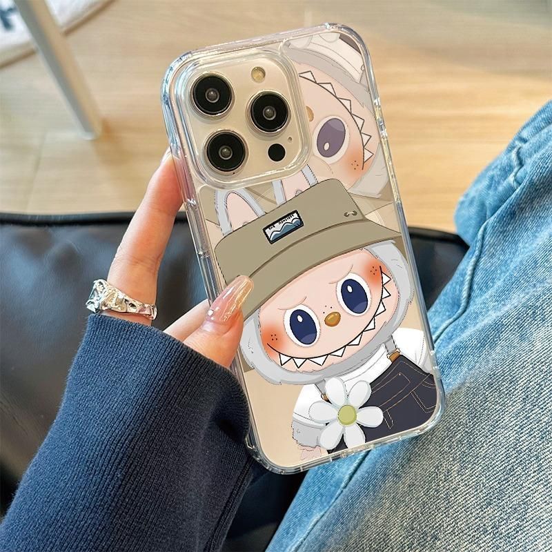 ラブブ iphoneケース 透明な iphone16 iphone15軟殻 グッズ 携帯