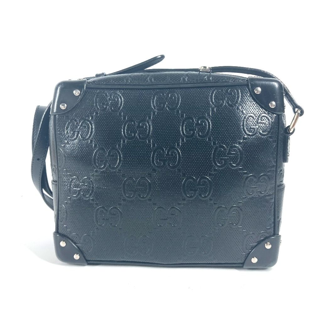 GUCCI グッチ ショルダーバッグ GG エンボス ロゴ 626363 レザー