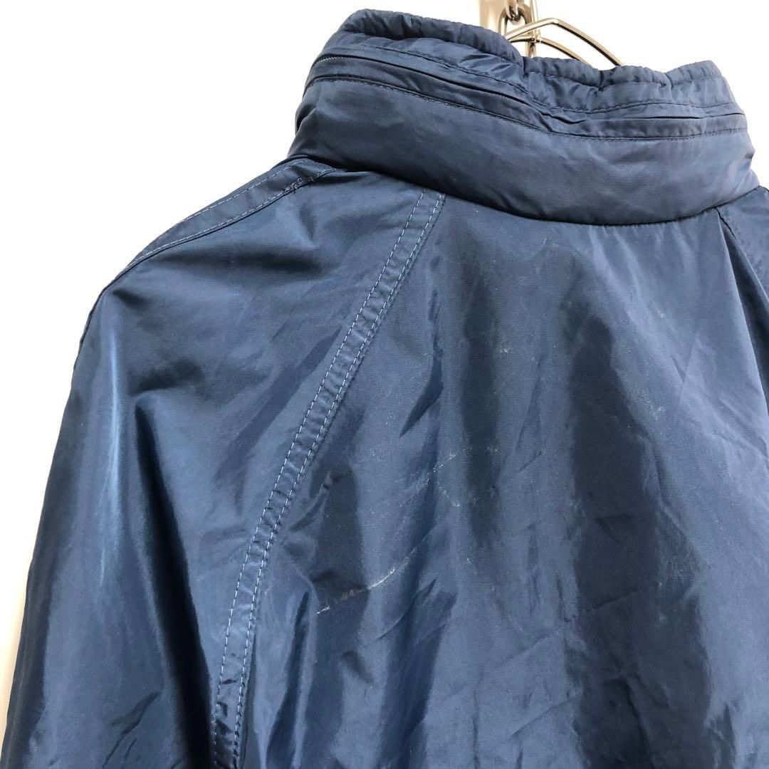 【極美品】ウールリッチ　ブルゾンジャケット　ナイロン　USA製　90's L woolrich ウールリッチ 90's ナイロンジャケット ネイビー