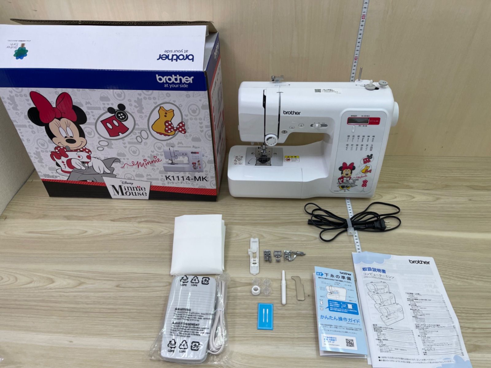 新品未開封　ディズニーbrotherコンピューターミシンK1114-MK 楽天市場】当日発送品◎ブラザー ミシン K1114-MK brother