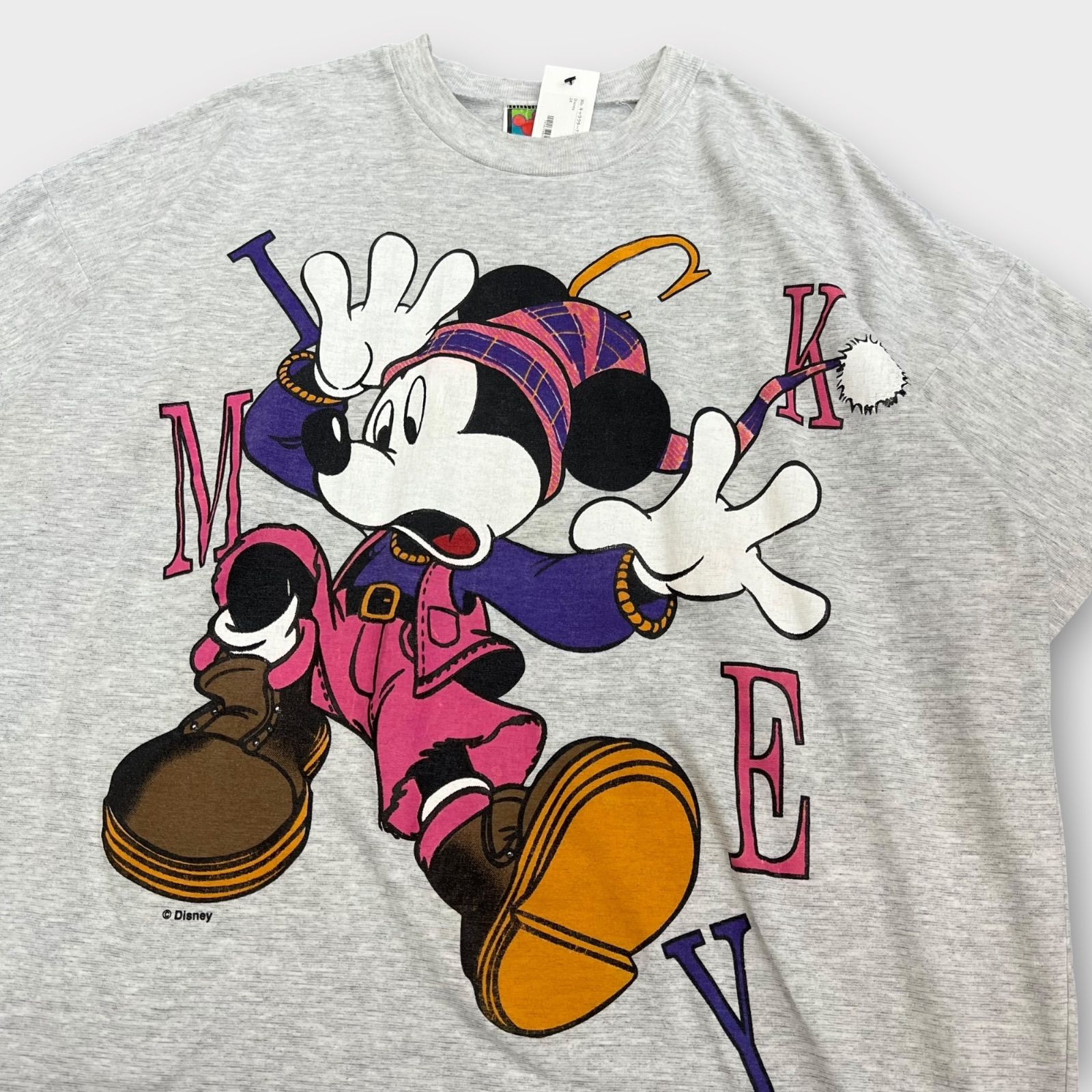 Disney Vintage Mickey Mouse 90s キャラクターTシャツ ディズニー 
