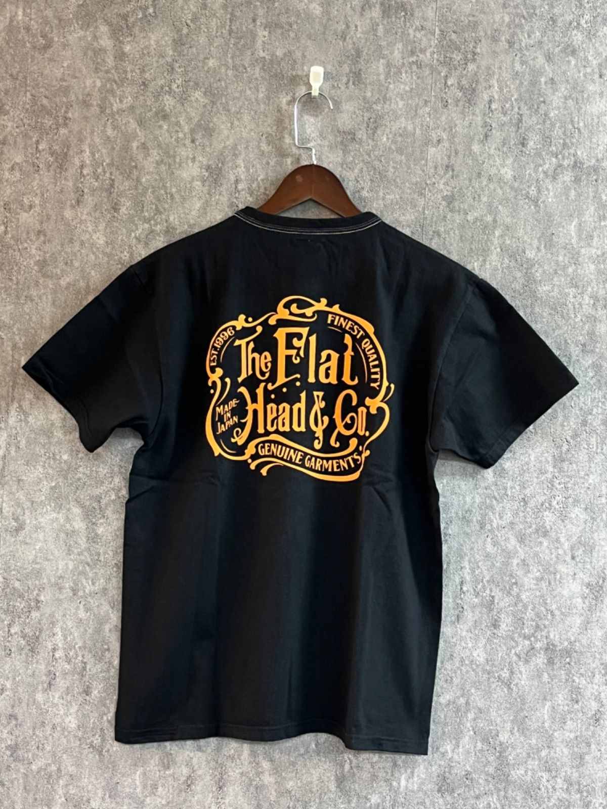 THE FLAT HEAD フラットヘッド 3本針の1本外し Tシャツ FN-THC-044