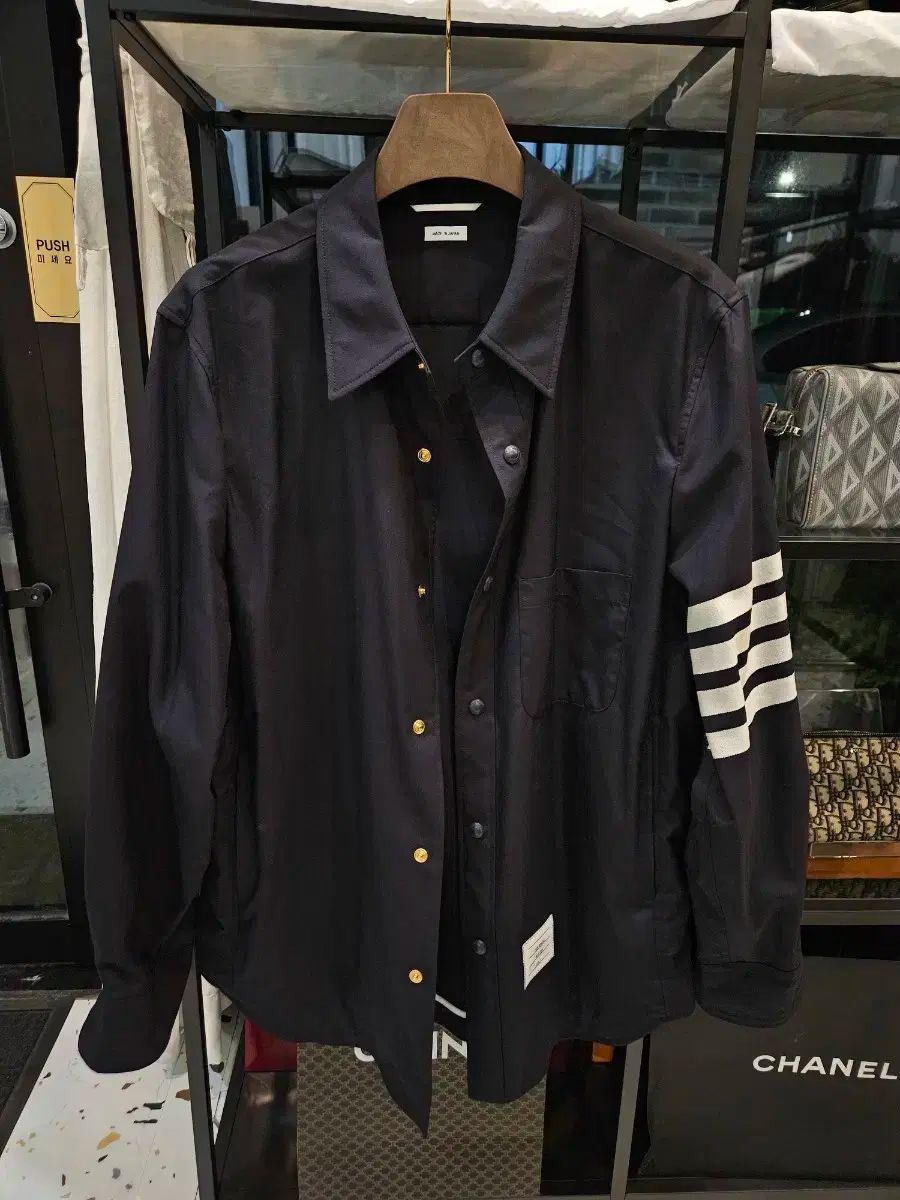 トム ブラウン ゴールド ボタン オーバーサイズ シャツ 3サイズ