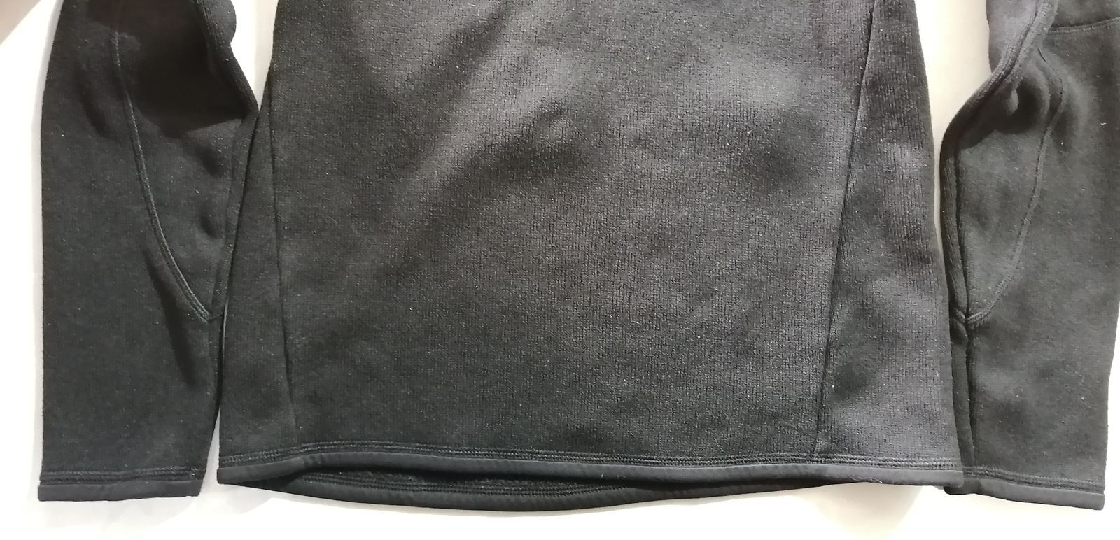 パタゴニア　ジップアップ　ベターセーターベスト　Sサイズ　ブラック　古着 patagonia パタゴニア ハーフジップ ベターセーター レディース