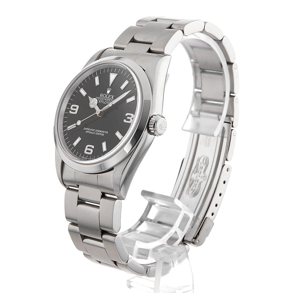 ロレックス エクスプローラー 14270 U番 ROLEX ロレックス エクスプローラーI 14270 ブラック オール