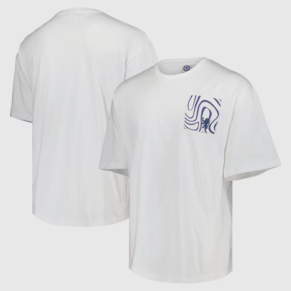 送料無料 匿名配送 チェルシー スワール ポケット Tシャツ メンズ アイボリー 公式モデル 日本未発売
