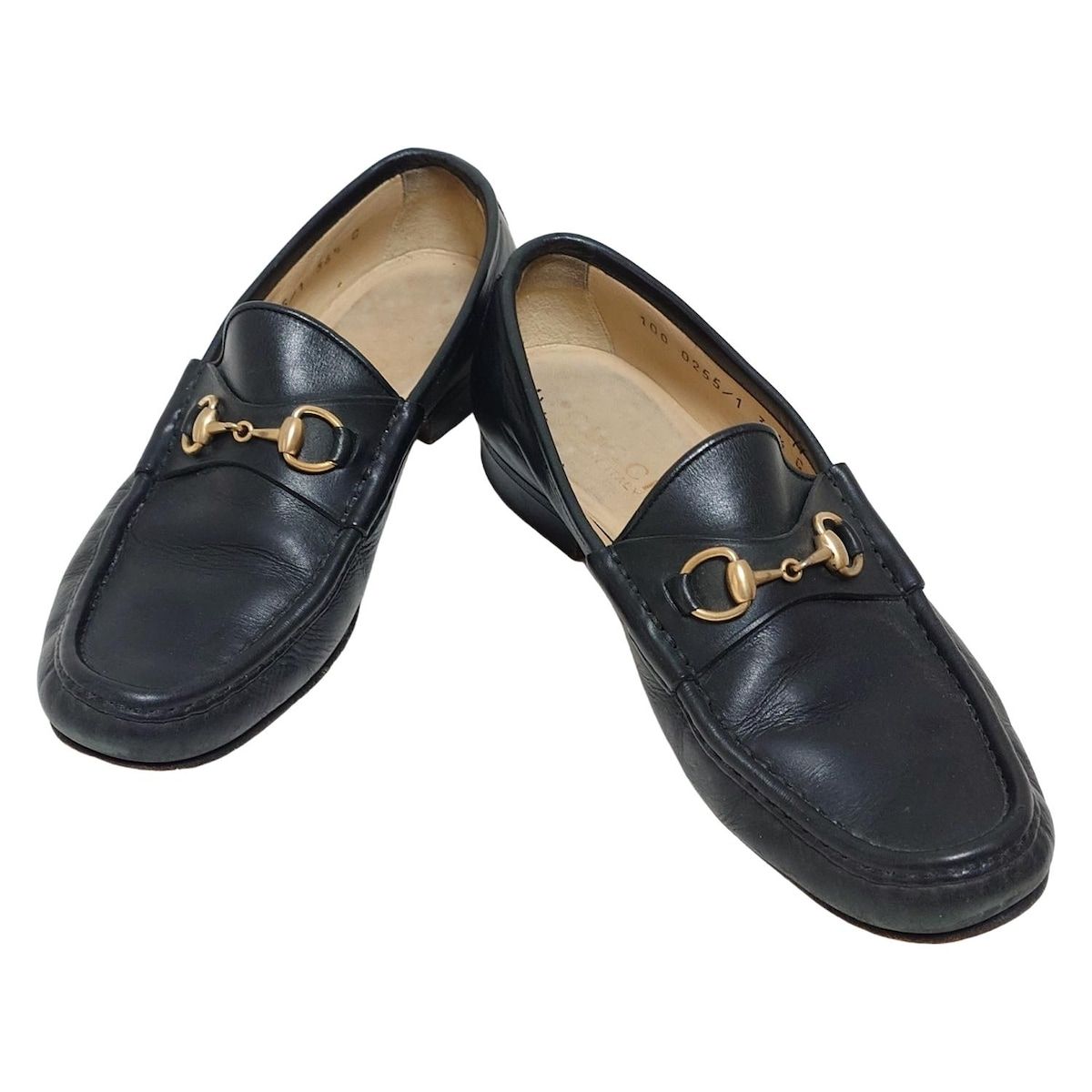 GUCCI グッチ　ローファー　36 1/2 23センチ 美品】GUCCI グッチ ローファー スクエアタイプ 36 1/2 - メルカリ