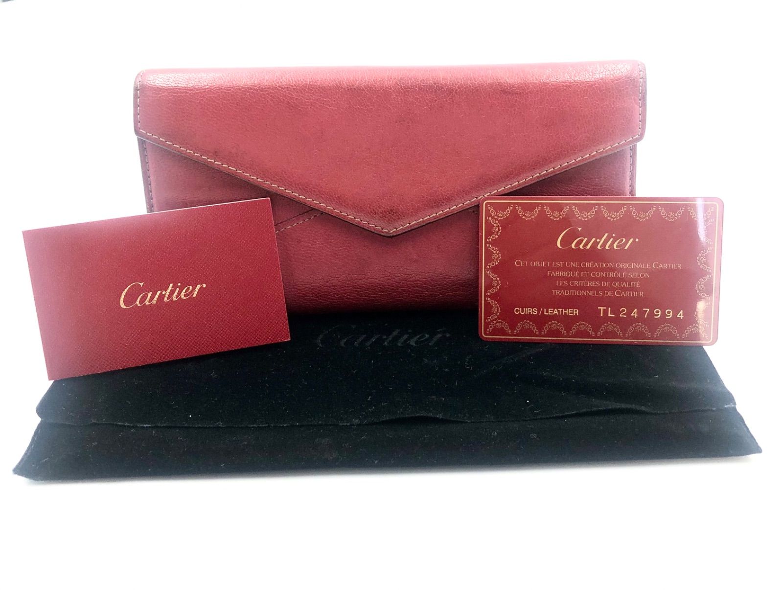 □希少□Cartier カルティエ コレクション レ・マスト 長財布 レター型 
