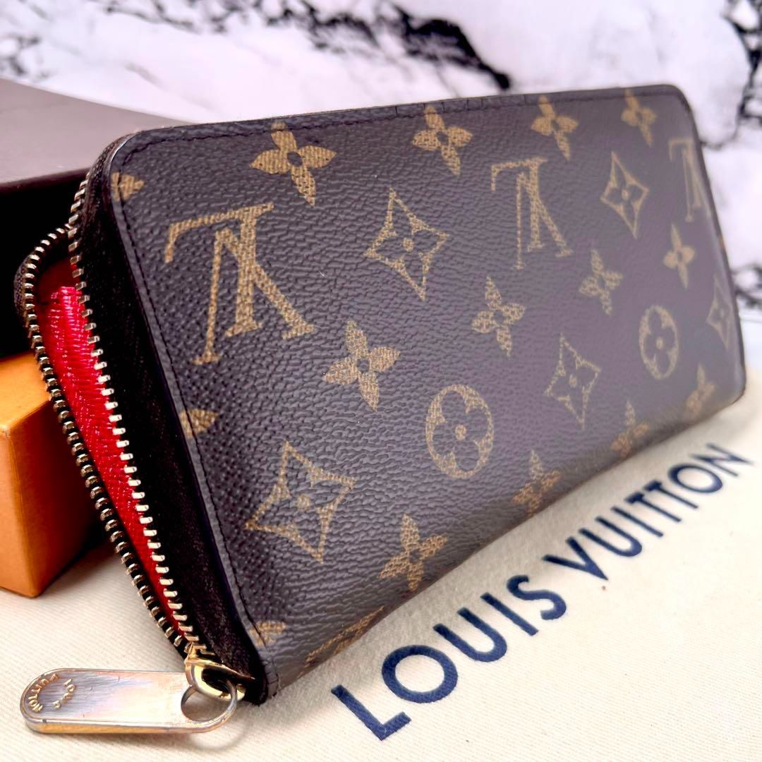 超美品ルイヴィトンモノグラムジッピーウォレットコクリコM41896