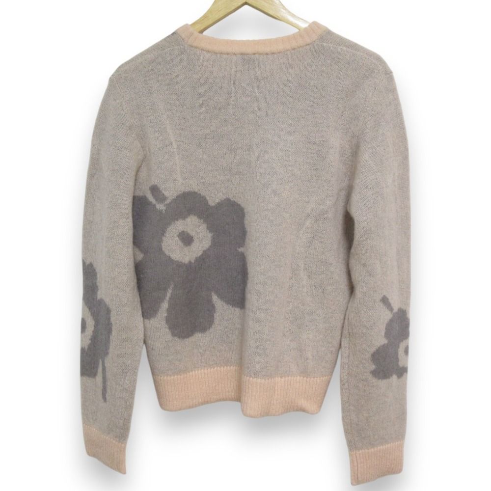 美品 Marimekko マリメッコ 60th ウニッコ ウール クルーネック 長袖