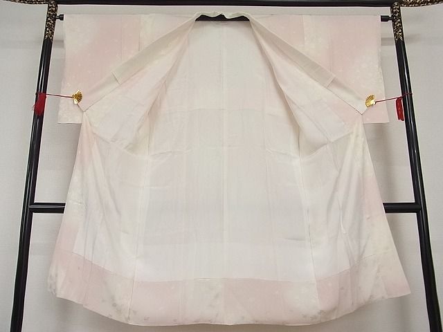 平和屋着物□長襦袢 袷 舞葉文 暈し染め 正絹 逸品 AAAI2496Abr 平和屋着物□長襦袢 袷 舞葉文 暈し染め 正絹 逸品 AAAI2496Abr