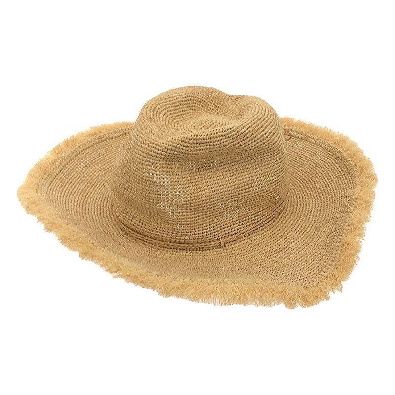 ヘレンカミンスキー美品　麦わらキャップ ヘレンカミンスキー Vivette ラフィア 麦わら キャップ 帽子 シルバー