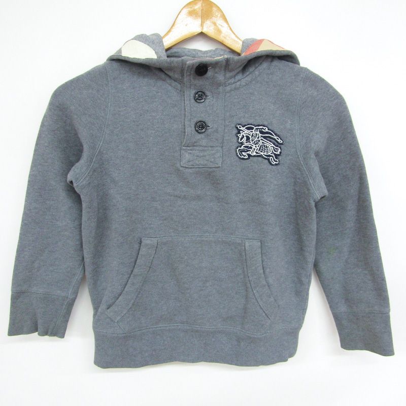 BURBERRY バーバリー キッズ トレーナー 128cm グレー BURBERRY