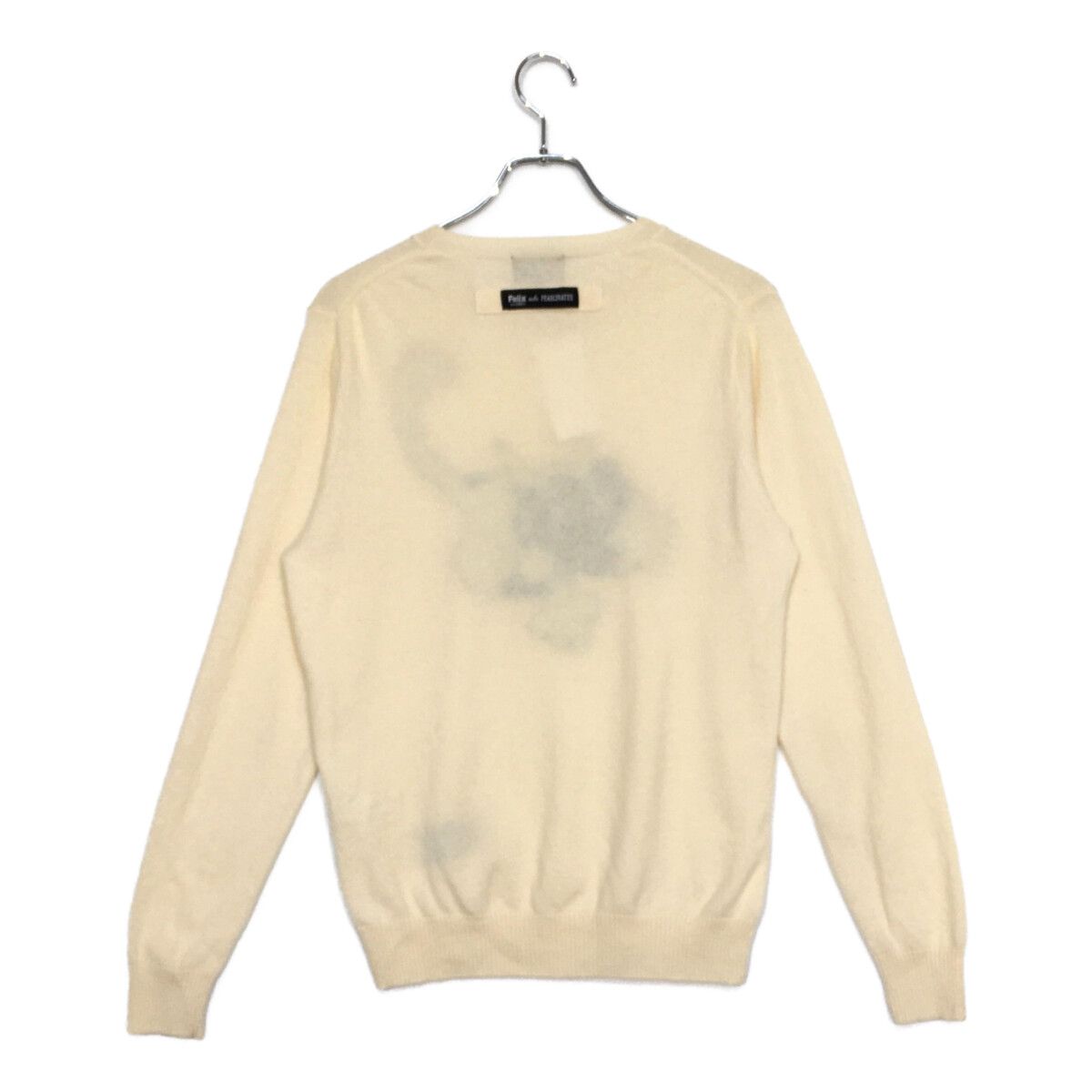 メンズ パーリーゲイツ PEARLY GATES セーター 4 M 白 カシミヤ100％ フィリックス