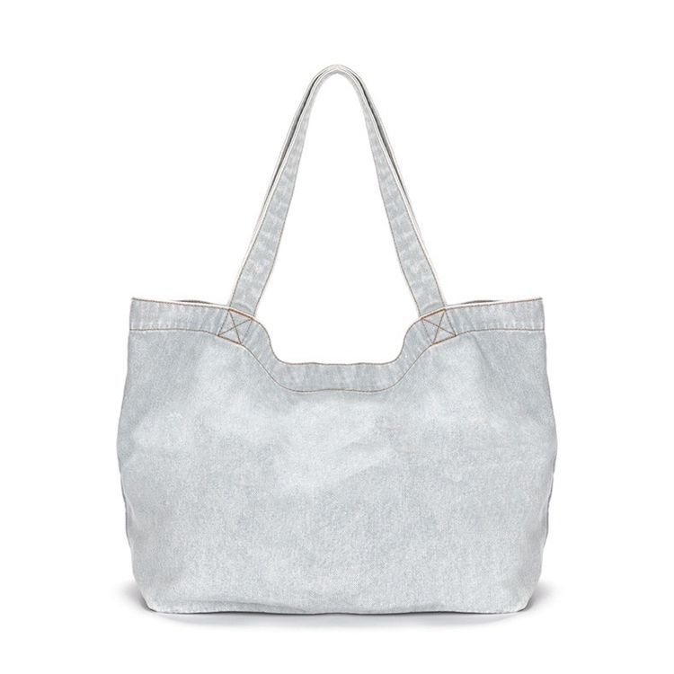 ☆MATIN KIM☆LOGO WASHED DENIM TOTE BAG トートバッグ 韓国発 Matin Kim】 LOGO WASHED DENIM TOTE BAG (Matin Kim/トート