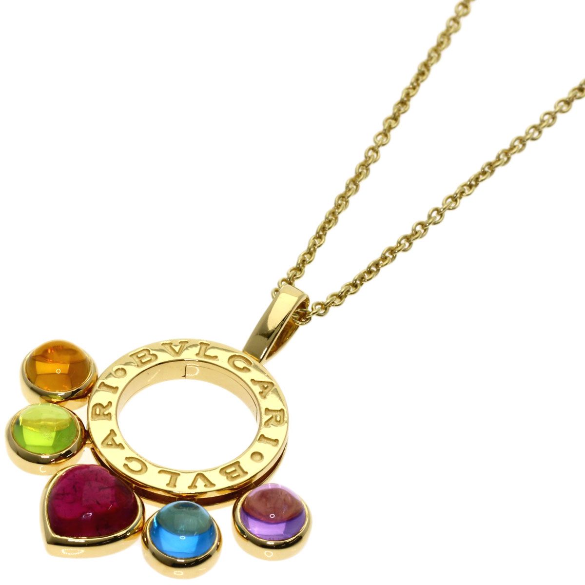 BVLGARI ブルガリ アレグラ マルチカラーストーン ネックレス