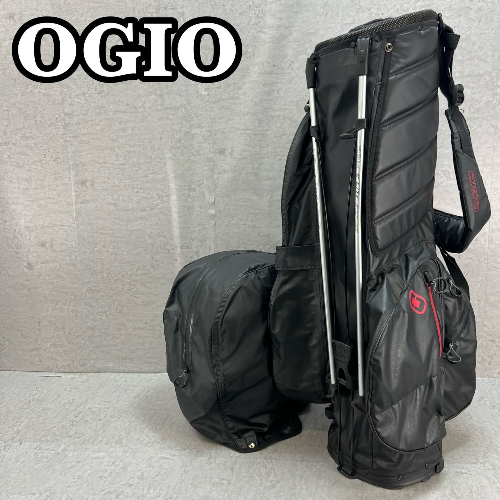 OGIO オジオ ゴルフ キャディバッグ スタンド式 約9型 約23cm 7分割 2.4kg ナイロン製 バック ラウンド