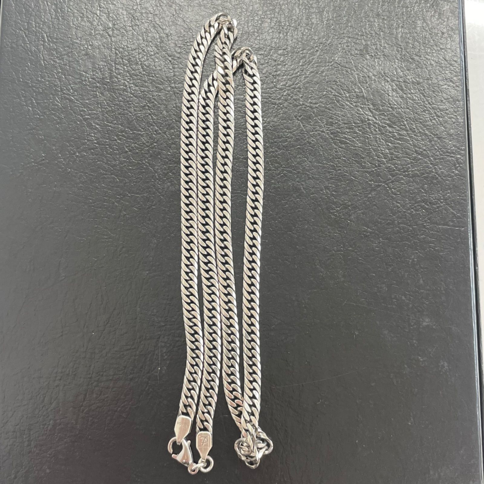 レダシルマ ゲルマニウム ネックレス 喜平チェーン ダイヤモンド シルバー Leda Silma レダシルマ ネックレス 喜平チェーン ゲルマニウム Leda