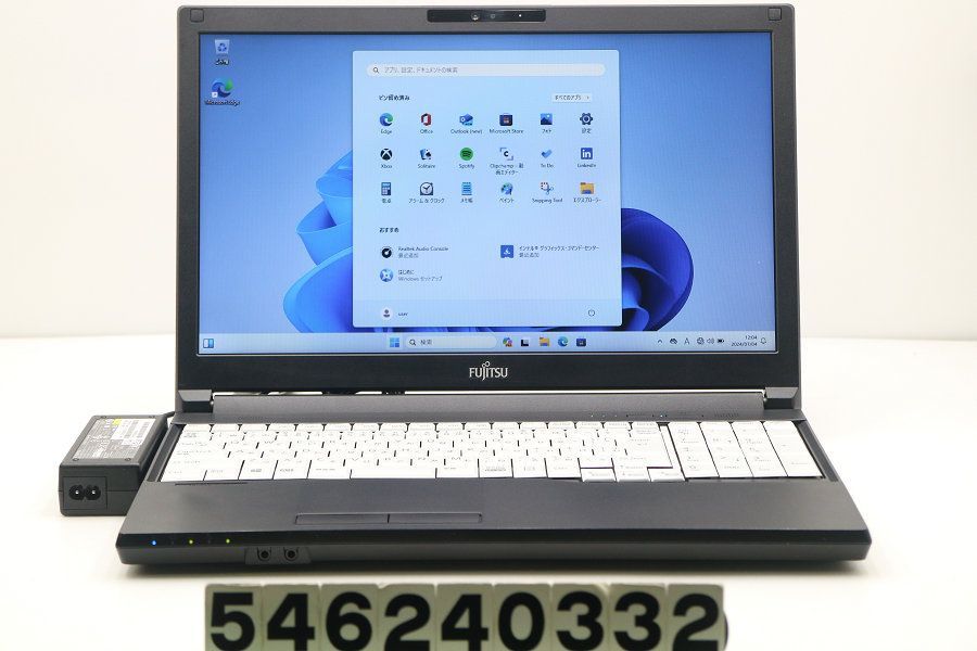 富士通 LIFEBOOK A579/CX Core i5 8265U 1.6GHz/8GB/256GB(SSD)/Multi/15.6W/FWXGA(1366x768)/Win11 【546240332】