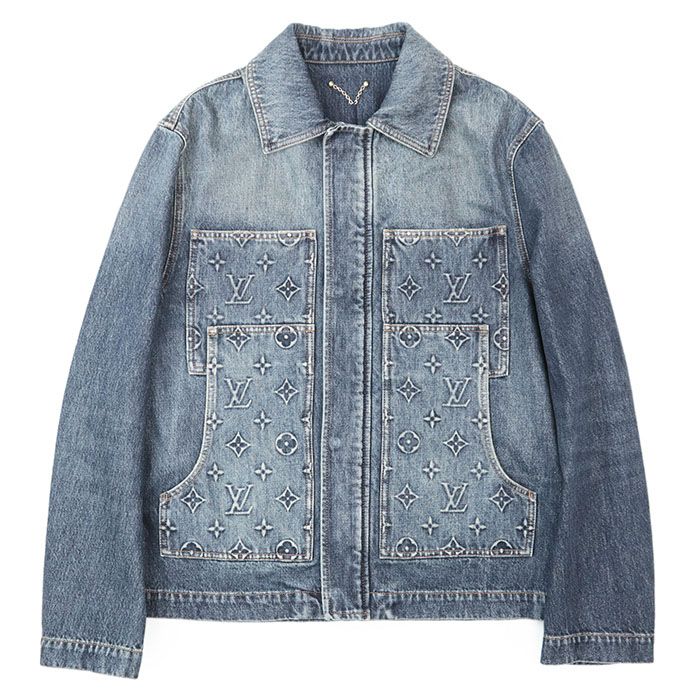 未使用】LOUIS VUITTON ルイ・ヴィトン ジャケット デニム 2023AW ロゴ