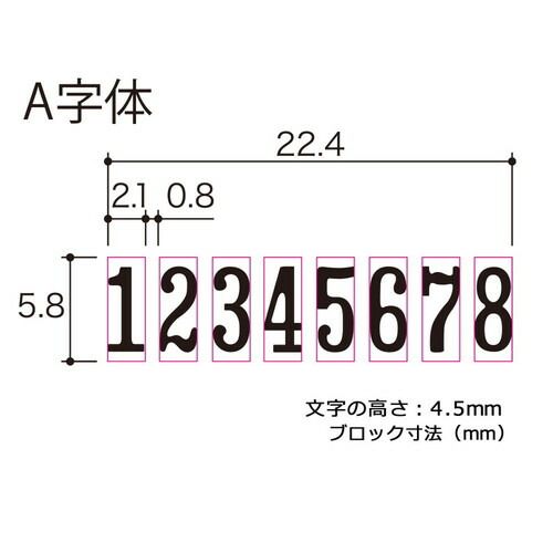 E型 A字体