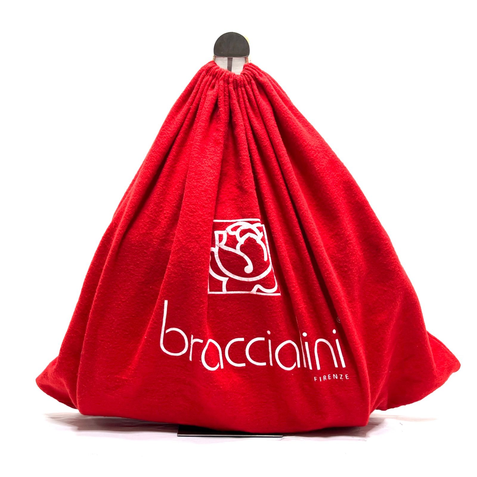 美品】braccialini ブラッチャリーニ 本革 レザー ドラム型