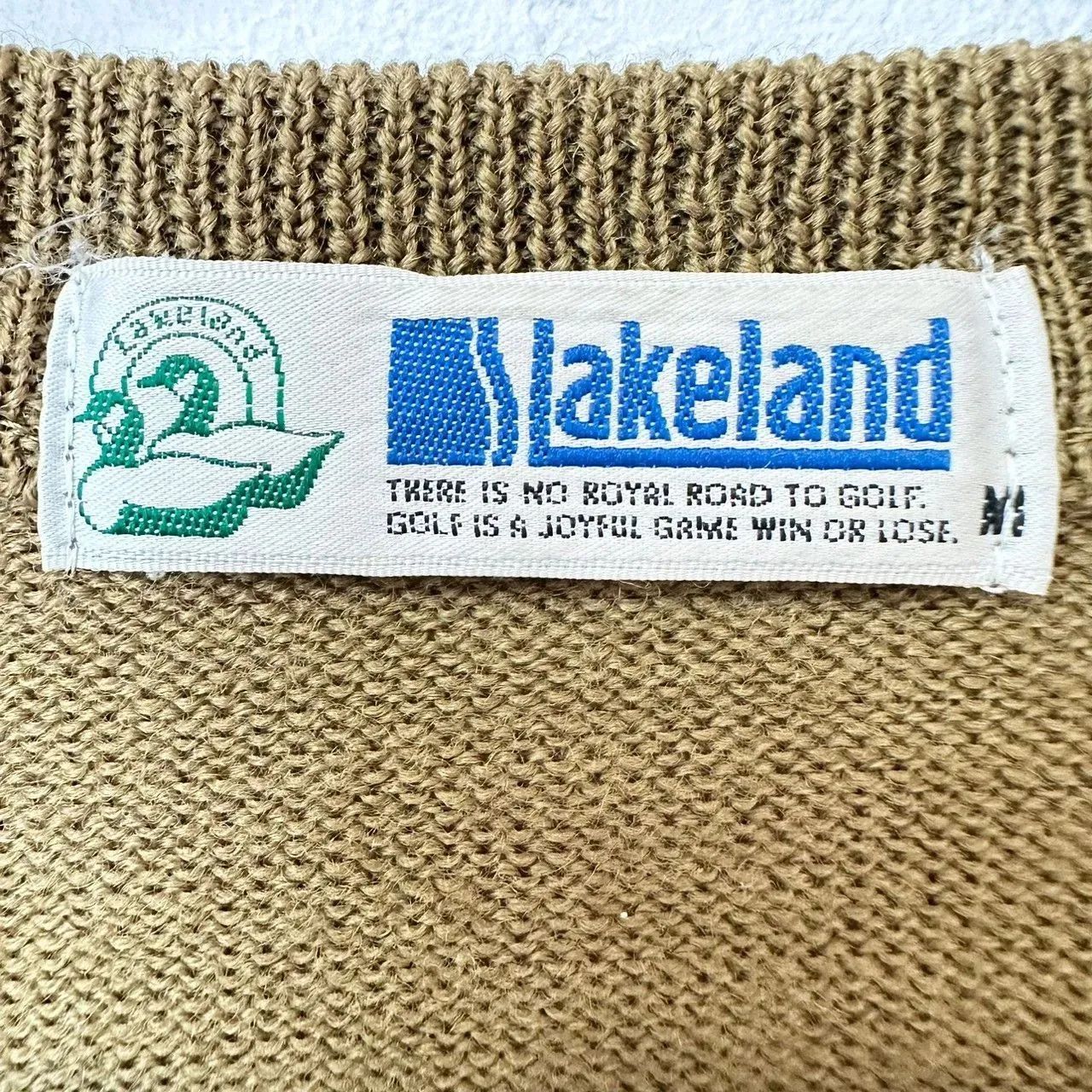 w^)b lakeland レイクランド セーター ニットセーター Vネックセーター