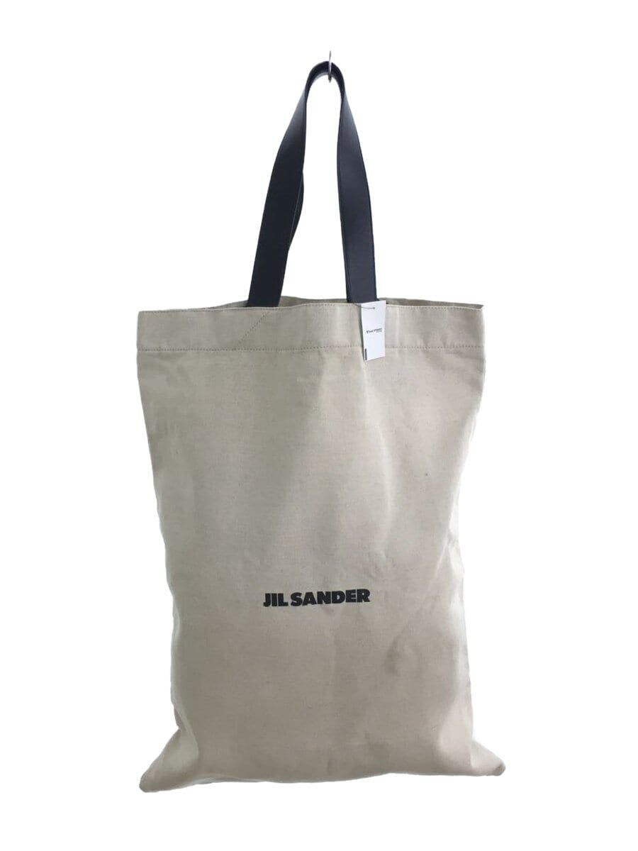 JIL SANDER トートバッグ コットン ベージュ JSPT852122-WTB73003N FLAT SHOPPER LARGE