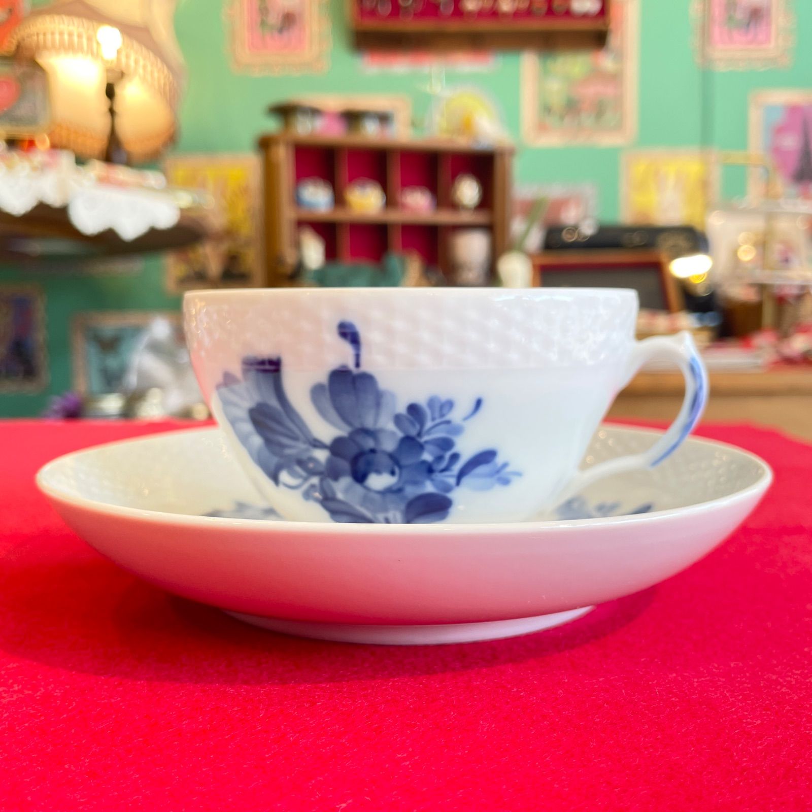 ロイヤル・コペンハーゲン ブルーフラワープレイン ティーカップ