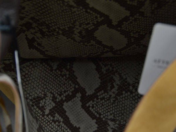 ナル NALU スウェード パイソン フリンジ ワンショルダー バッグ ブラウン レディース F-B5632 ナル NALU スウェード パイソン フリンジ ワンショルダー バッグ
