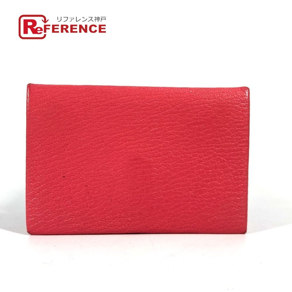 HERMES エルメス カードケース カルヴィ シェーブル ピンク