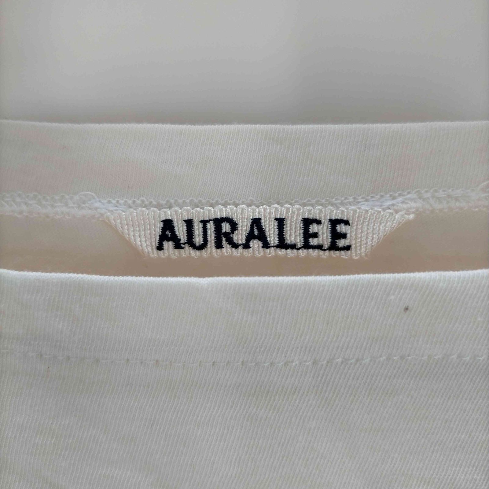 オーラリー AURALEE 23SS HARD TWIST COTTON CASHMERE BOAT NECK L/S