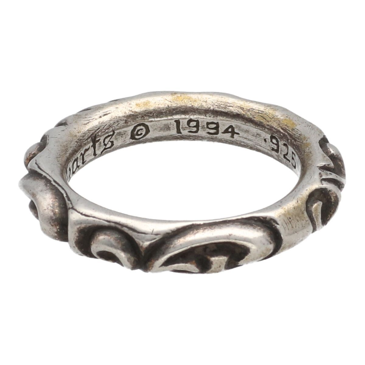 【美品】クロムハーツスクロールバンドリング21号 Chrome Hearts - Chrome Hearts クロムハーツ スクロールリング