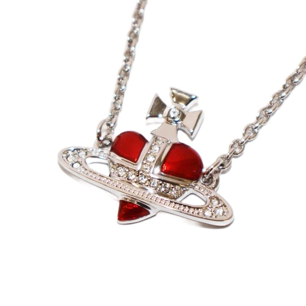 Vivienne Westwood ブレスレット 赤　ハート オーブ ヴィヴィアンウエストウッド Vivienne Westwood オーブ ハート