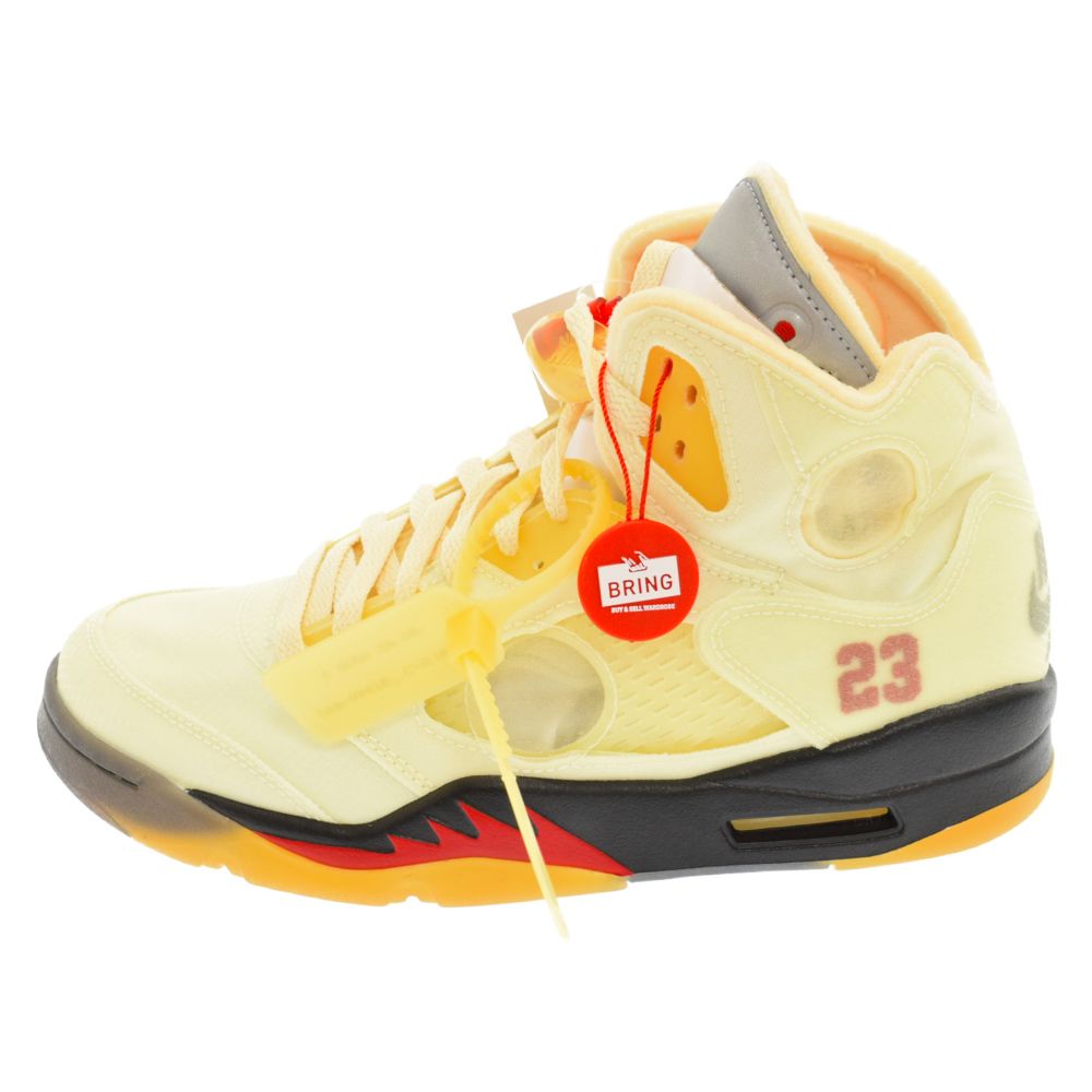 OFF-WHITE (オフホワイト) ×NIKE AIR JORDAN 5 RETRO SP SAIL エア 