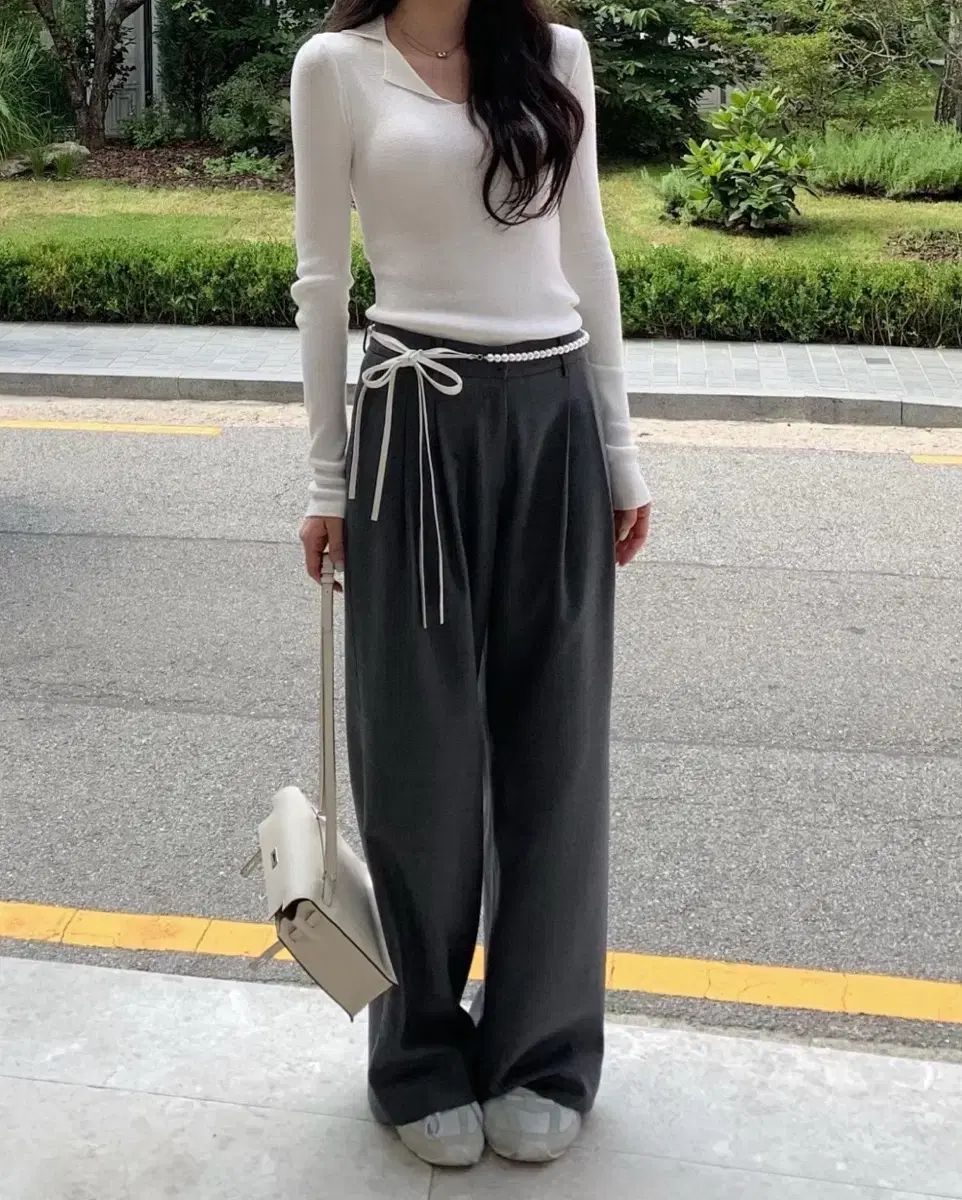 ルプレイン スラックス チャコール Long M