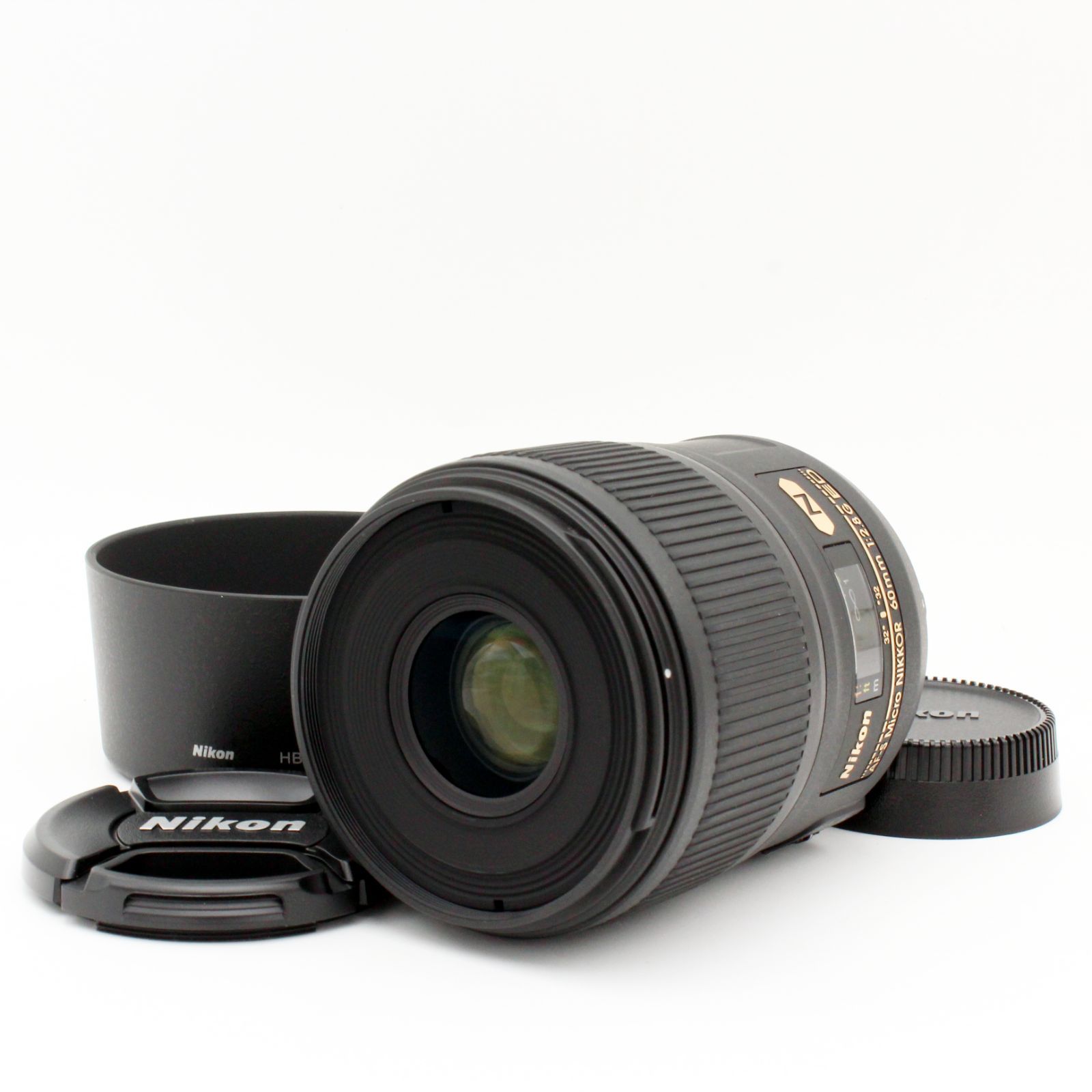Nikon NIKKOR 60mm f/2.8G ED レンズ プロテクター付き 【公式通販】