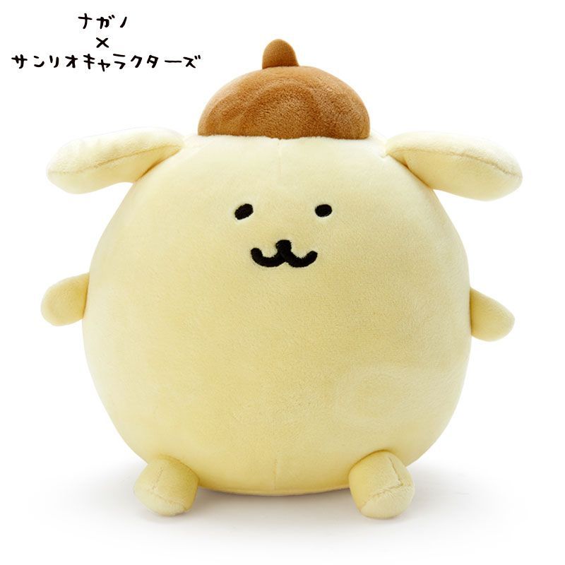 サンリオ ポムポムプリン ナガノ×サンリオ ぬいぐるみ M