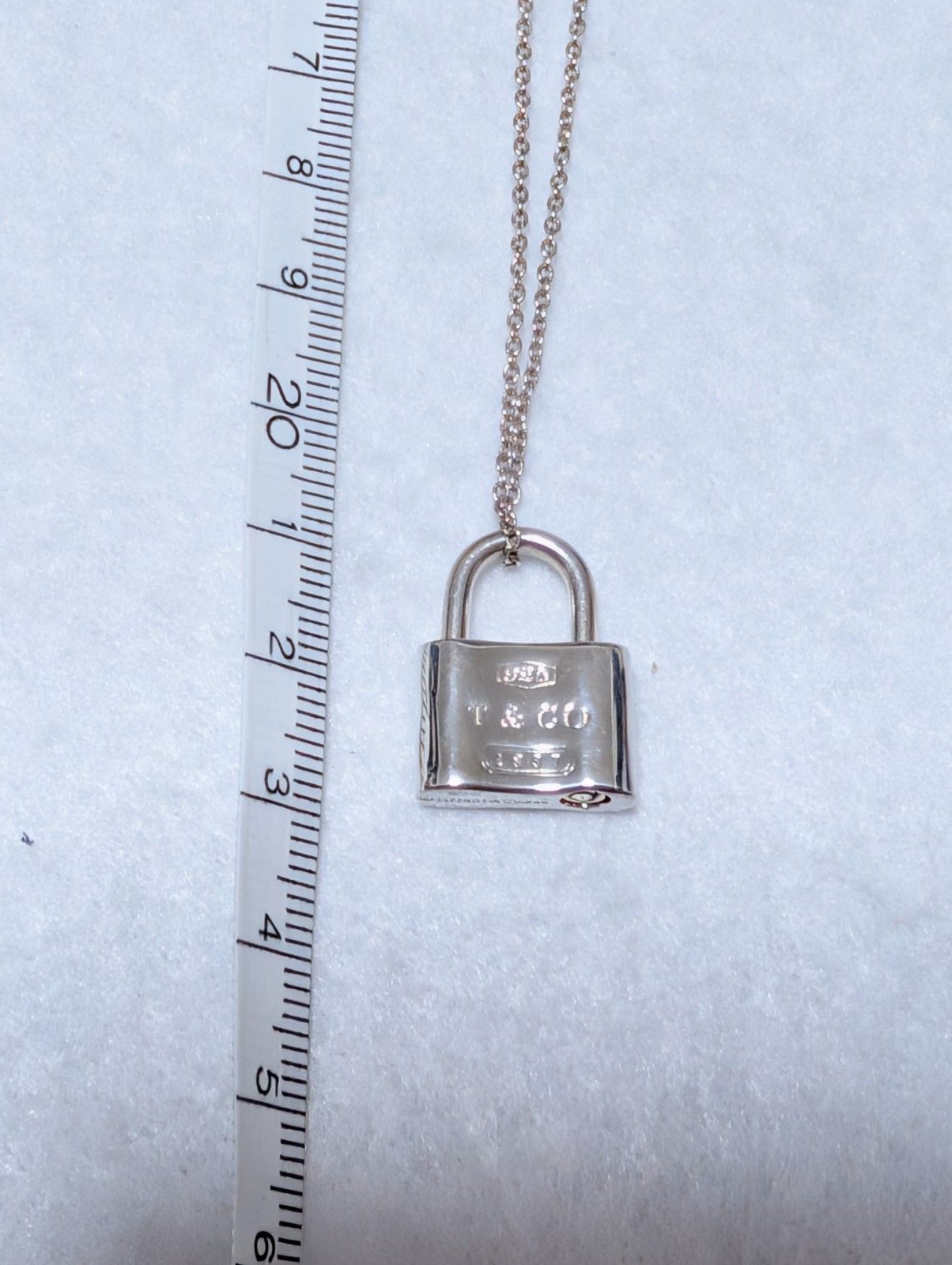 【美品】Tiffany ティファニー　1837 パドロック　南京錠 ネックレス ティファニー カデナ パドロック 南京錠 ネックレス ペンダント
