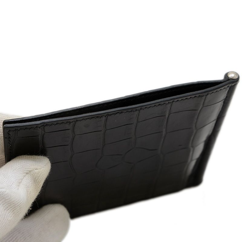 エルメス ポーカーGM マネークリップ付き 財布 アリゲーター