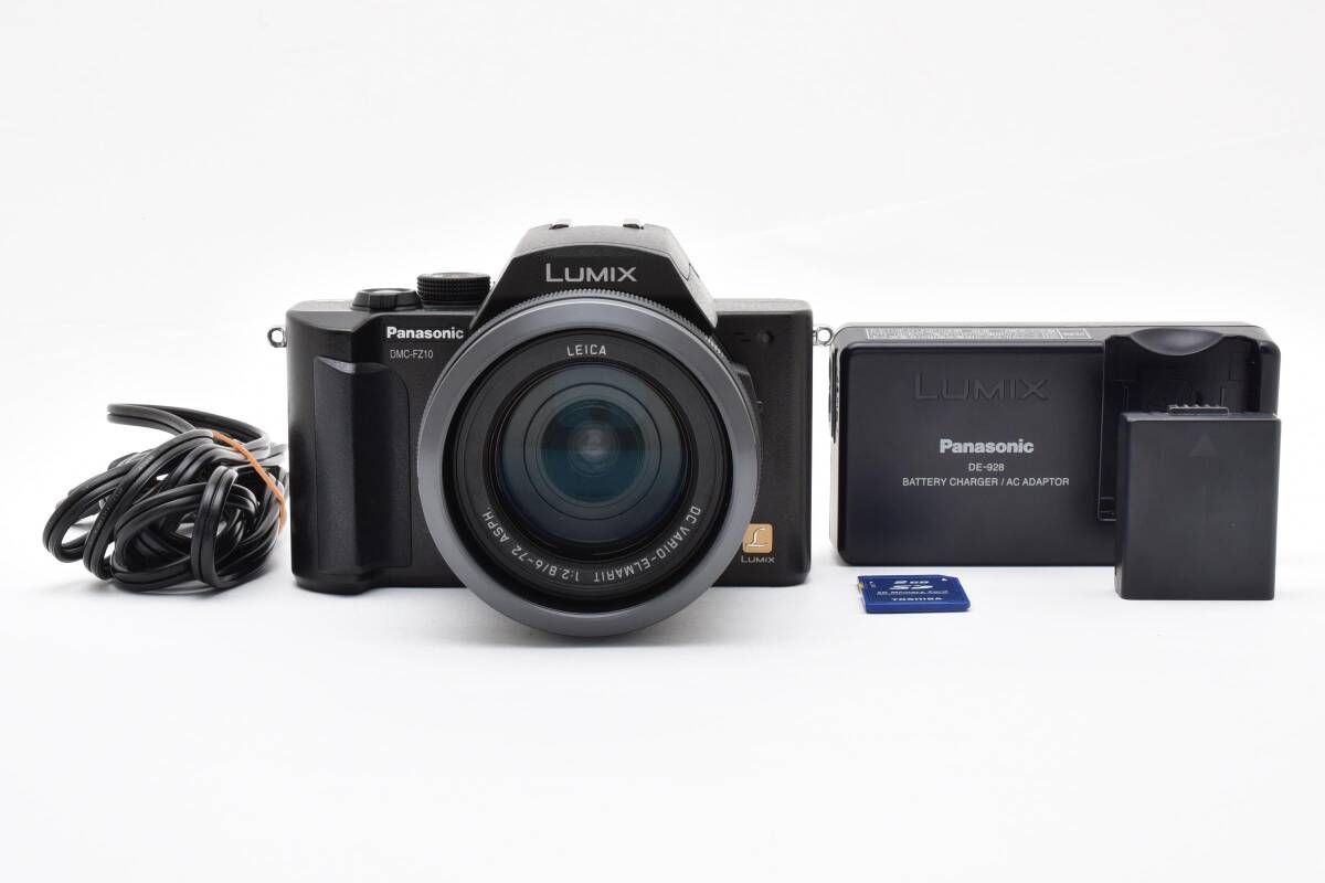 ☆極上品☆パナソニック Panasonic LUMIX DMC-FZ10 12x ブラック