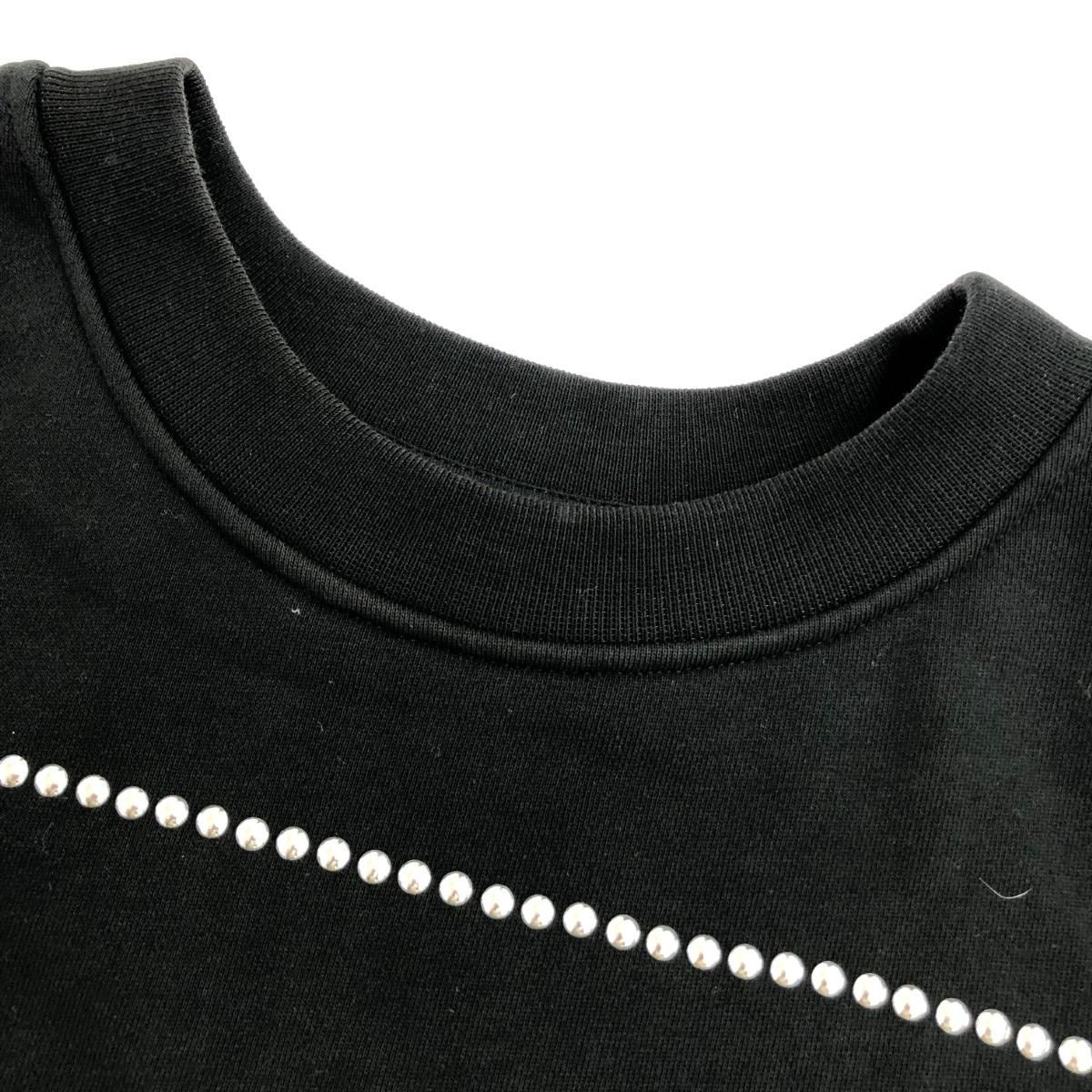 MOSCHINO モスキーノ ロゴスウェットワンピース サイズ:I38 スタッズ  